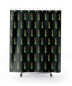 Upside Down Pineapple Print Swinger Lifestyle Bathroom Decor Shower Curtain for a cheeky and waterproof bathroom