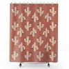 Urban Jungle Bath Decor With Cacti Shower Curtain - Plant Lady Bath Decor And Cactus Lover Gift