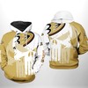 Us Flag 3D All Over Print Zip Up Hoodie - Anaheim Ducks Nhl Edition