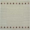 VHC Brands Abilene Star Fabric Shower Curtain for Rustic Western Decor