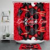 Valentine'S Day Cupid Arrow Shower Curtain - Funny And Cute Bathroom Accessory For Love And Romance