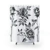 Valentine's Day Love Hearts Truck Cupid Bathroom Decor Mat Shower Curtain for a Romantic and Playful Bathroom Design