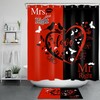 Valentine's Day Shower Curtain for Mr. and Mrs.