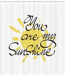 Valentines Sun Romance White Shower Curtain, Perfect for Romantic Couples, Waterproof and Eye-catching