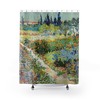 Van Gogh Garden Painting Art Shower Curtain - Vincent Van Gogh Inspired