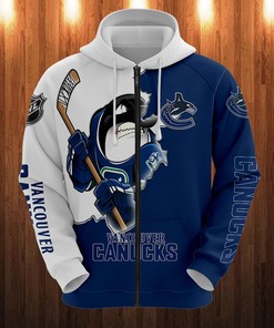 Vancouver Canucks 3D Skull Hoodie Perfect For Any Fan