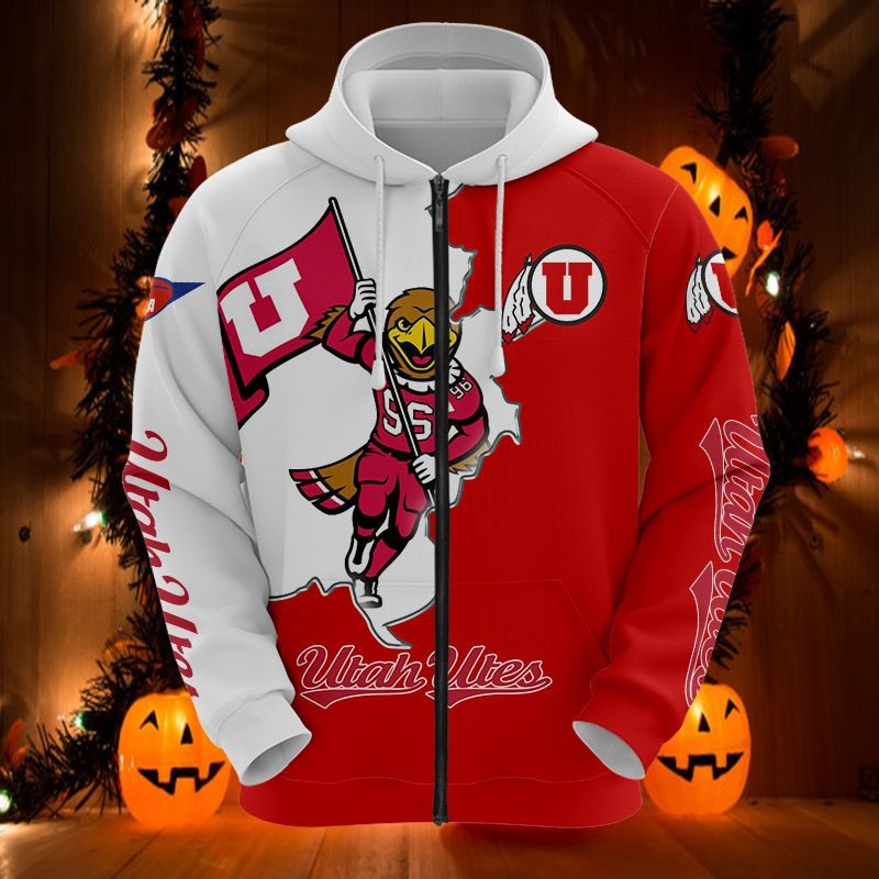 Vancouver Canucks Halloween Skulls Print All Over Print 3D Hoodie