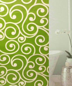 Variety Shower Curtain with Lagoon, Paisley, Damask, Peacock, Floral and Geometric Patterns, 72x72