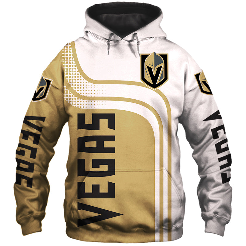 Vegas Golden Knights Cute Design All Over Print 3D Pullover Nhl Hoodie