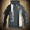 Vegas Golden Knights Thunder Design All Over Print 3D Pullover Nhl Hoodie