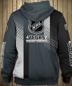 Vegas Golden Knights Thunder Design All Over Print 3D Pullover Nhl Hoodie