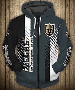 Vegas Golden Knights Thunder Design All Over Print 3D Pullover Nhl Hoodie