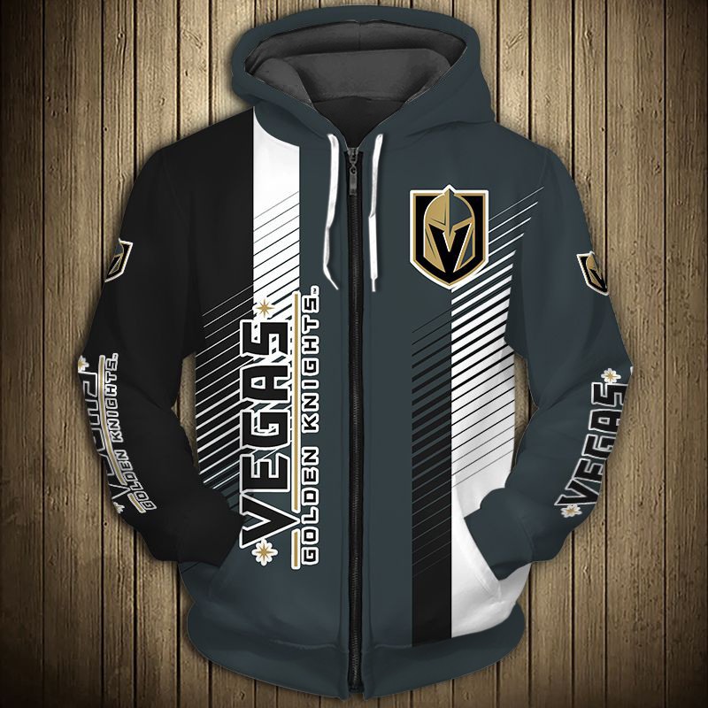 Vegas Golden Knights Thunder Design All Over Print 3D Pullover Nhl Hoodie