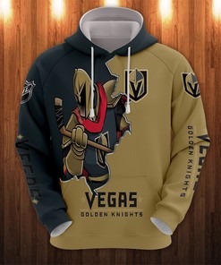 Vegas Golden Knights Ultra Death Graphic 3D All Over Print Hoodie For Halloween
