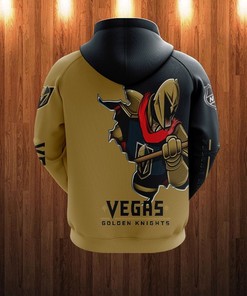 Vegas Golden Knights Ultra Death Graphic 3D All Over Print Hoodie For Halloween