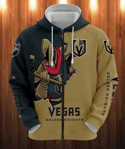 Vegas Golden Knights Ultra Death Graphic 3D All Over Print Hoodie For Halloween
