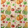 Vegetable Garden Hamsters Shower Curtain - Waterproof Fabric Bath Accessory by WELLDAY