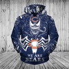 Venom Themed Chicago Bears Pullover Hoodie - Perfect Gifts For Fans