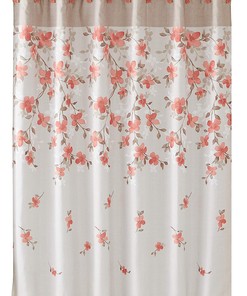 Vern Yip Whale Waves Shower Curtain, Dove Gray Bathroom Decor