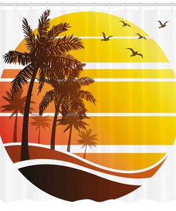 Vibes Vibes Shower Curtain Fabric Decor
