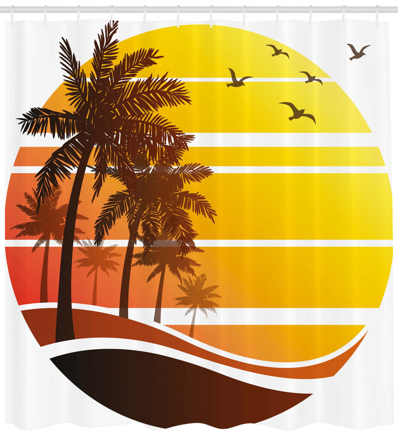 Vibes Vibes Shower Curtain Fabric Decor