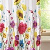 Vibrant And Colorful Garden Spring Flowers On Prisma Bathroom Shower Curtain