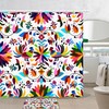 Vibrant Birds and Insects Shower Curtain 