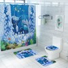 Vibrant Dolphin Shower Curtain - Add Some Color To Your Bathroom Decor