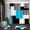 Vibrant Elephant and African Print Colorful Shower Curtain