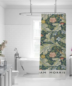 Vibrant Flower Shower Curtain for a Cheerful and Refreshing Bathroom Decor
