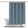 Vibrant Geometric Print Shower Curtain