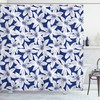 Vibrant Hibiscus Flower Petals Print Hawaiian Shower Curtain