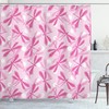 Vibrant Insect Wings Dragonfly Shower Curtain For A Colorful Bath
