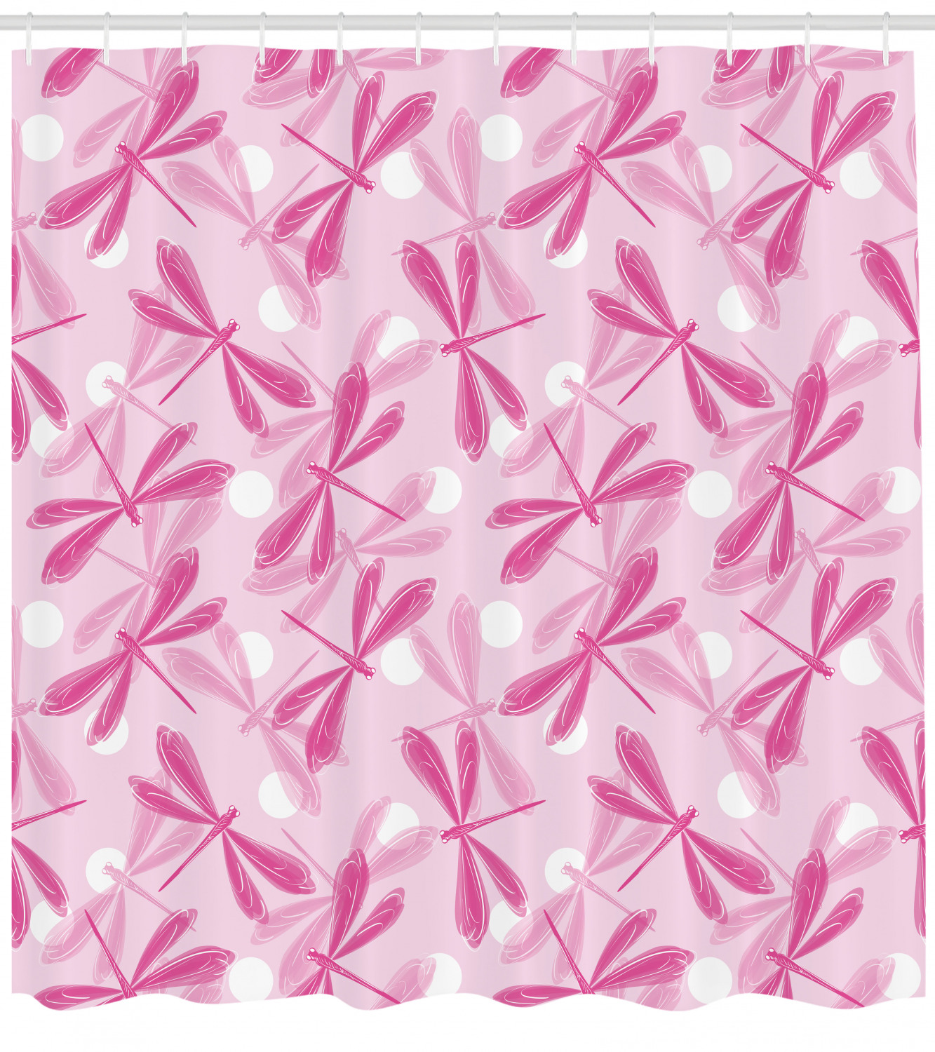 Vibrant Insect Wings Dragonfly Shower Curtain For A Colorful Bath - Image 4