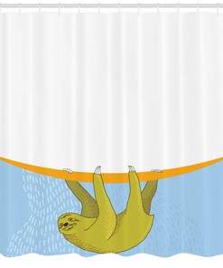 Vibrant Rainforest Plants Shower Curtain, Add a Pop of Color to Your Bathroom