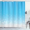 Vibrant Starry Abstract Sky Print Shower Curtain: Add A Pop Of Color To Your Bathroom
