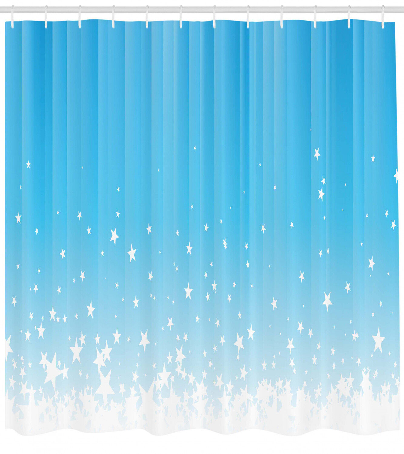 Vibrant Starry Abstract Sky Print Shower Curtain: Add A Pop Of Color To Your Bathroom - Image 2