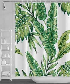 Vibrant Tropical Pineapple Shower Curtain for Bathroom Decor