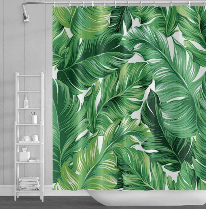 Vibrant Tropical Pineapple Shower Curtain for Bathroom Decor