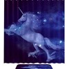 Vibrant Unicorn Shower Curtain with Complementary Mat 
