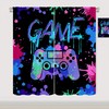 Video Game Controller Blackout Curtain - Cool Print Pattern For Boys Youth Teen Nursery Bedroom