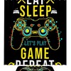 Video Game Controller Waterproof Bathroom and Shower Curtain
