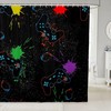 Video Games Controller Youth Gaming Gamepad Shower Curtain for Kids Boys Teens Room Decor