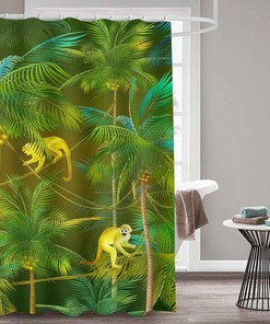 Viking Knot Shower Curtain - Norse Mythology Nordic Odin Fabric for Bathroom Decor