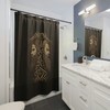 Viking Knotwork Brokkr And Sindri Dwarven Brothers Shower Curtain