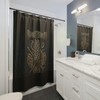 Viking Knotwork Shower Curtain for a Mythical Bathroom
