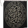 Viking Scandinavian Circle Pattern Print Shower Curtain Bathroom Decor for Home, Hotel, Office 