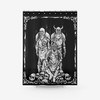 Viking Skull Texture Shower Curtain for a Bold and Masculine Bathroom