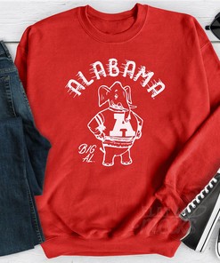 Vintage Alabama Big Al Crimson Shirt For Fans
