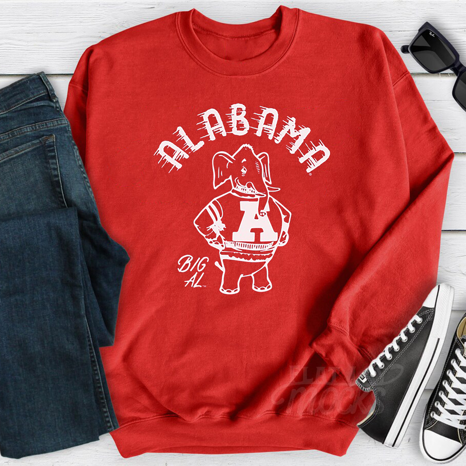 Vintage Alabama Big Al Crimson Shirt For Fans
